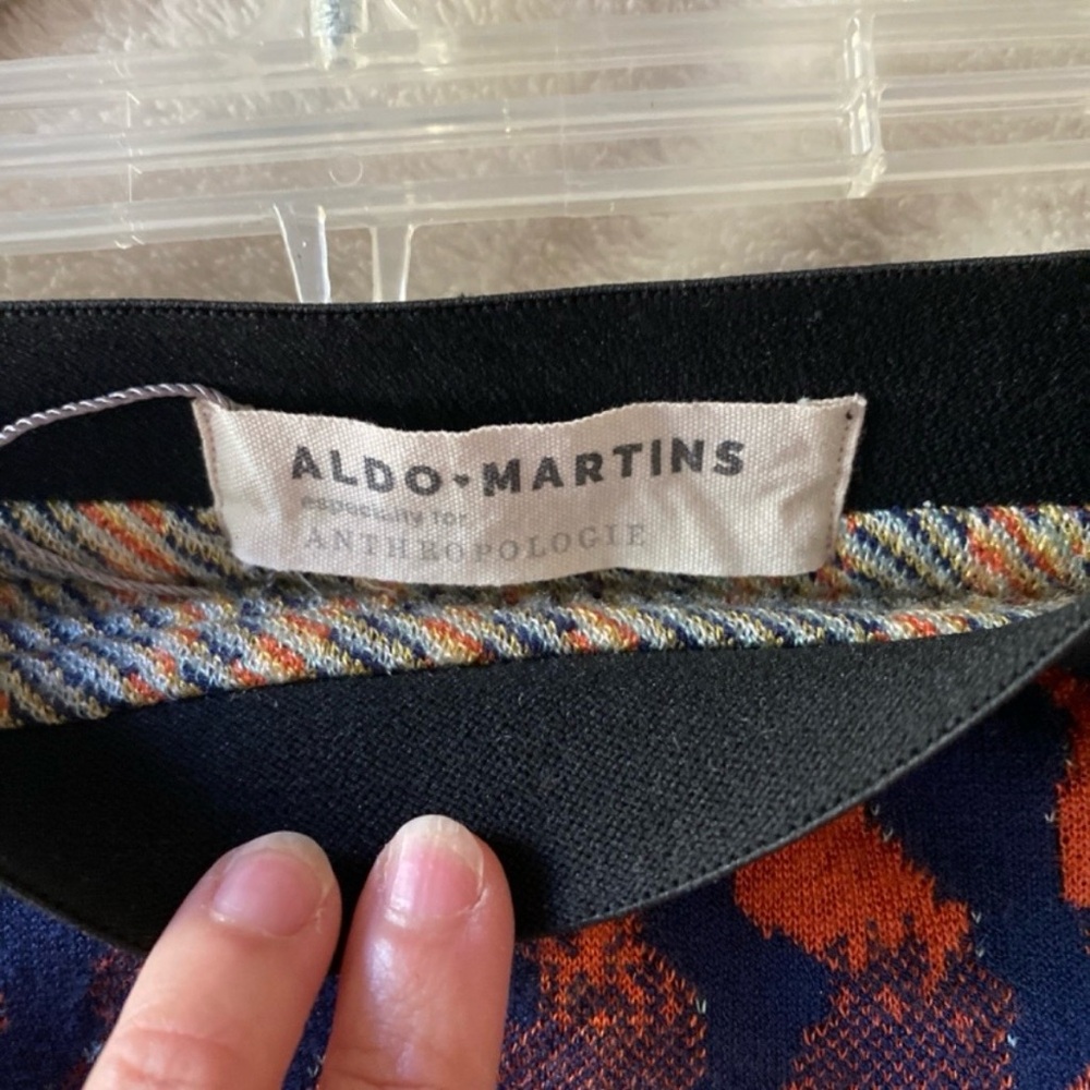 Anthropologie x Aldo Martins Abstract Print Jacquard Knit Mini Skirt Women’s - L - Picture 11 of 13